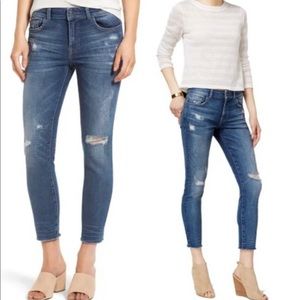 DL1961 Blue Medium Wash Instasculpt Florence Ripped
Uptown Skinny Jeans